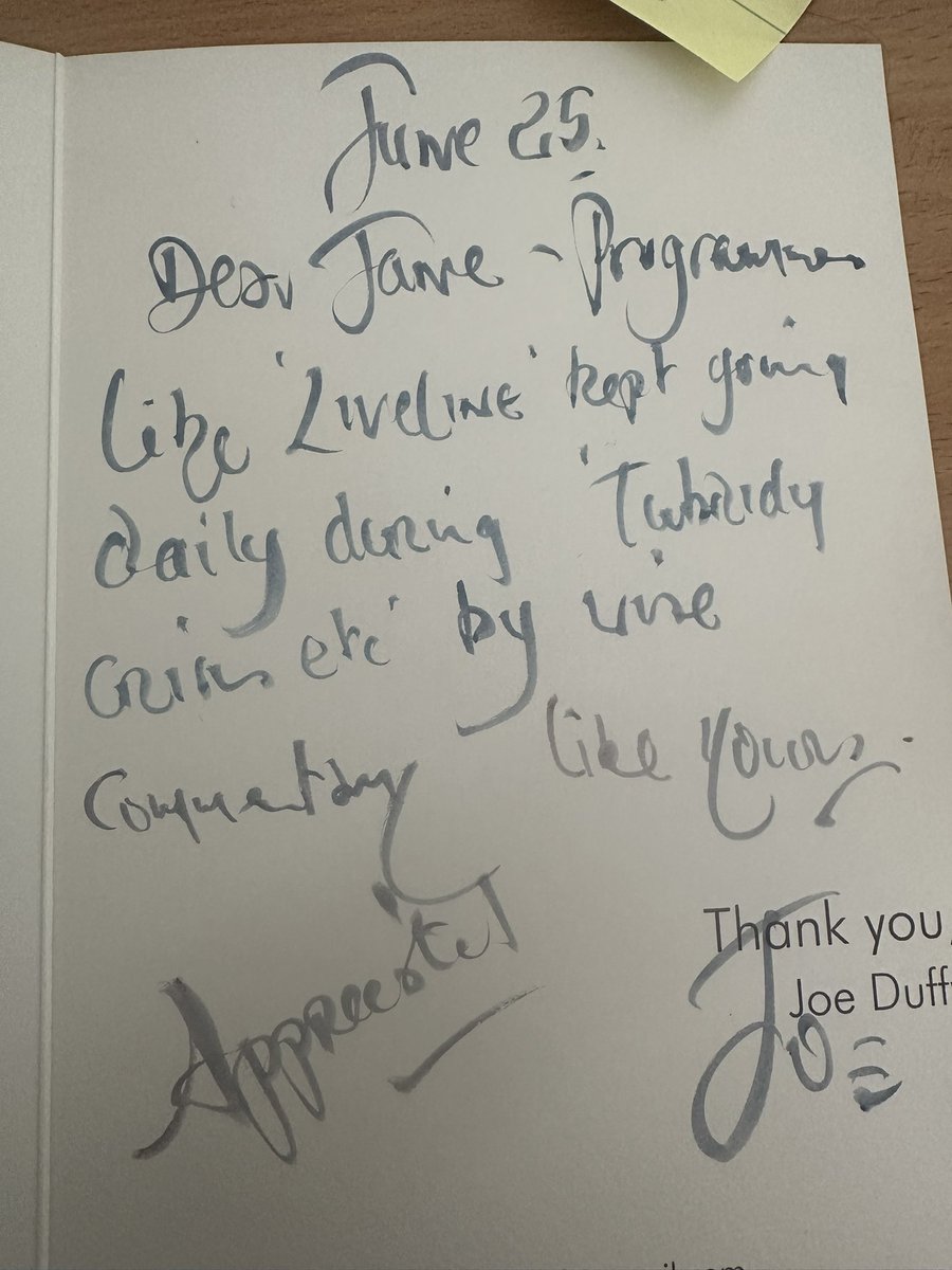 jane_last's tweet image. When I was working in a newsroom - both regional and national - @rteliveline was unmissable and provided us with many stories on a weekly basis. I still listen now when I can - and @joeliveline is as passionate and strong as ever. We will miss you very much on the airwaves Joe!
