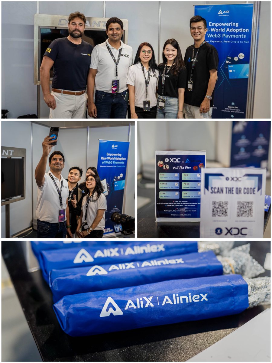AliX Pay Global (@alixpayglobal) on Twitter photo What a thrilling start at #PBW2025 in Manila! AliX is buzzing with excitement, joining our partners
<a href="/XDC_Network_/">XDC Network</a> to kick off an epic week of blockchain innovation.
Day 1 was a blast – thank you to everyone who stopped by, joined our activities, and shared the vibe! 🥰 What a thrilling start at #PBW2025 in Manila! AliX is buzzing with excitement, joining our partners
<a href="/XDC_Network_/">XDC Network</a> to kick off an epic week of blockchain innovation.
Day 1 was a blast – thank you to everyone who stopped by, joined our activities, and shared the vibe! 🥰