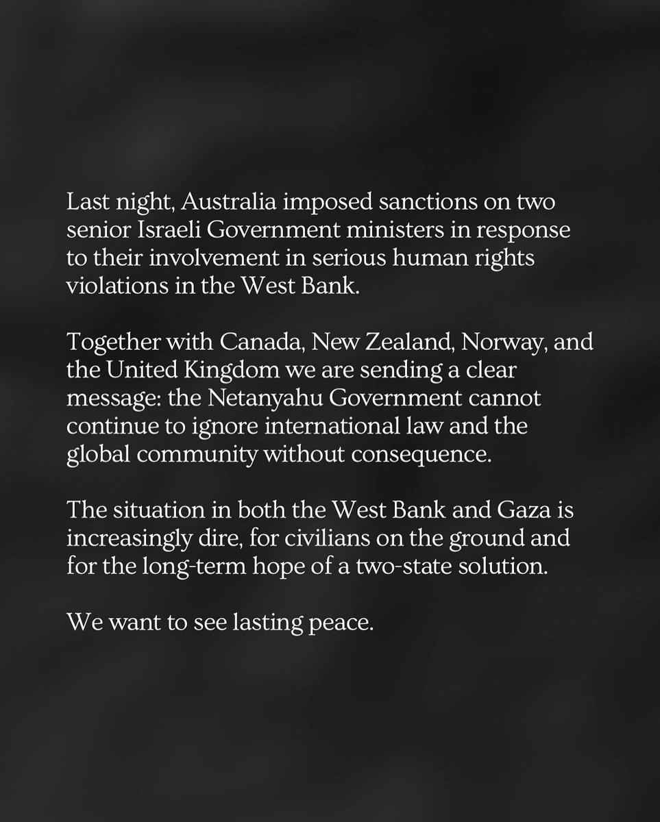 tanya_plibersek's tweet image. We want to see lasting peace.