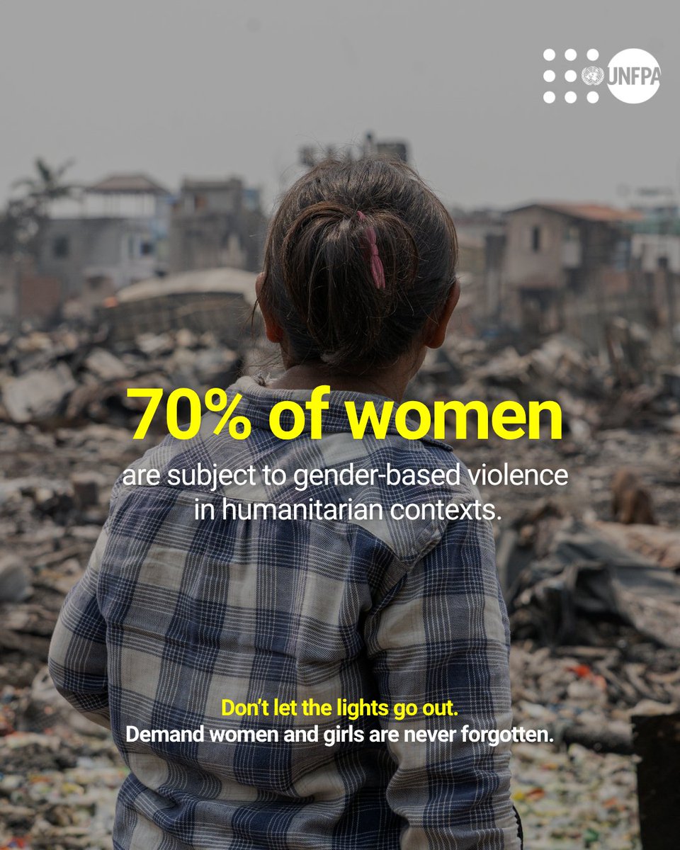 UNFPAAsiaPac's tweet image. ⚠️Only 31% of the funding needed to tackle gender-based violence globally was delivered last year.

In neglected crises, unprecedented aid cuts mean #LightsOut for women and girls' safety, including in #AsiaPacific.

💡 You can help @UNFPA help them: unfpa.org/dont-let-the-l…
