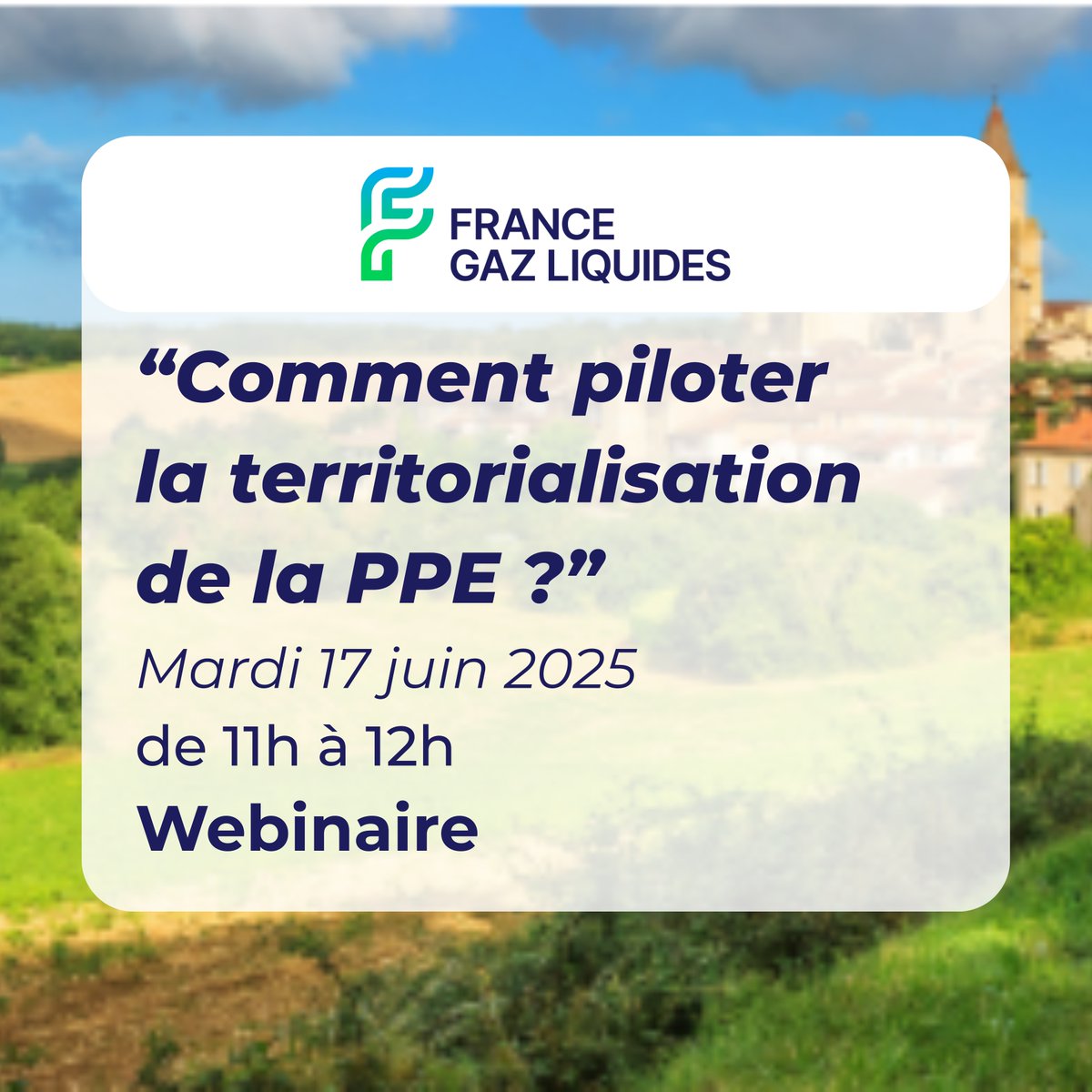 Comment piloter la territorialisation de la PPE ? 
C’est le sujet de notre webinaire du 17 juin ! 
Suivez les échanges de Nathalie Mas-Raval, DGS CC Grand Pic Saint-Loup et Julien Prévotaux, Responsable Affaires Publiques de France Gaz Liquides 👇

adgcf.fr/22-595-5-webin…