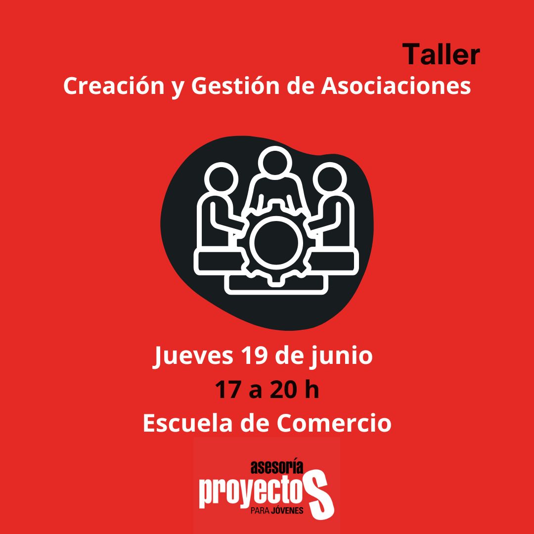 🗣️Quieres crear una Asociación y no sabes por dónde empezar⁉️

😊Inscríbete al Taller CREACIÓN Y GESTIÓN DE ASOCIACIONES - Asesoría Proyectos para Jóvenes
📅 Jueves 19 Junio ⏰17 a 20 h
📍 Escuela de Comercio - Gijón
 
👉 f.mtr.cool/ztdntotods

#asociaciones #juventud #xixon