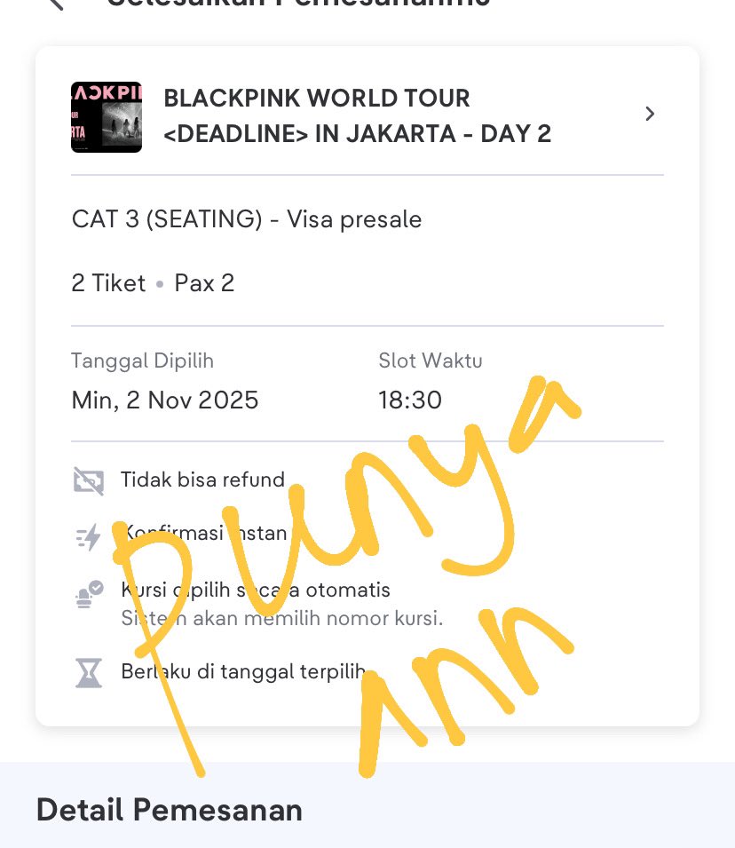 siapa yg mauuu??? blackpink konser jakarta

wts wtb wtt blackpink deadline jakarta