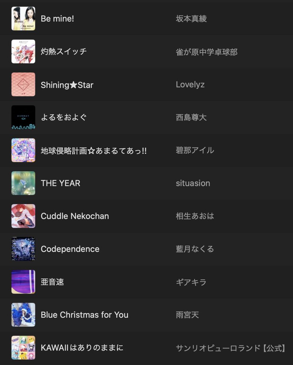 【サビ頭blk】
サビ頭でブラックアダーコードを使用している曲をまとめたプレイリストを作成しました！

Apple Music
music.apple.com/jp/playlist/%E…

Spotify
open.spotify.com/playlist/027ML…

特徴的な響きで浮遊感を維持したままサビに突入します
他にもあったらぜひ教えてください！
(文責:Auauo)