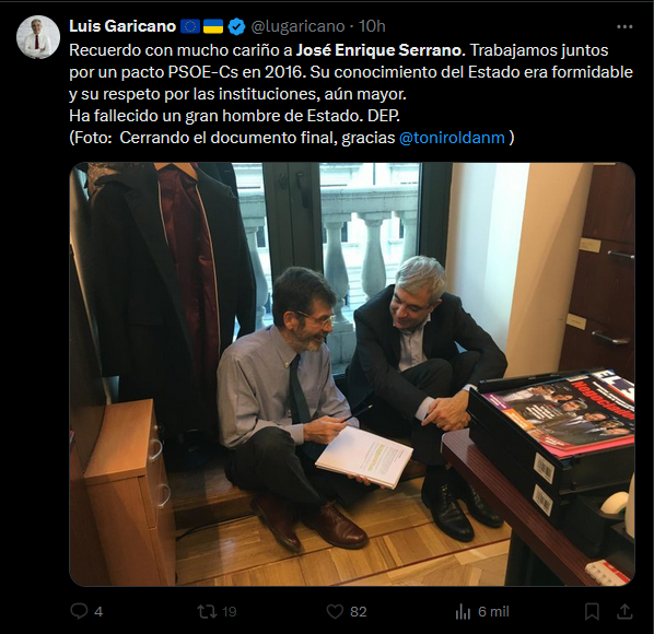 nmjqmi's tweet photo. Nunca le podremos agradecer lo suficiente a D. Pablo Iglesias Parera evitarnos la bala de que personajes como Albert Rivera o Luis Garicano tuvieran responsabilidad alguna en el gobierno de España. https://t.co/iqD6IHfj7U