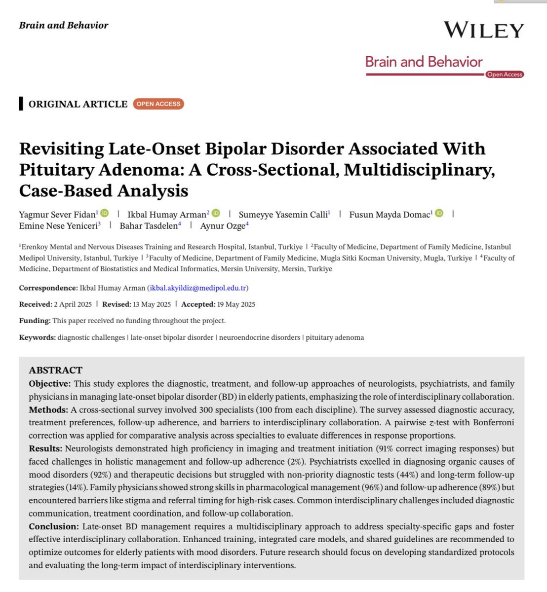 aynurozge (@aynurozge1) on Twitter photo Latest paper published… BrainandBehavior,2025;15:e70611
doi.org/10.1002/brb3.7… we need to learn much more collaboration with each other <a href="/globalmigraine/">globalmigrainepain</a> Latest paper published… BrainandBehavior,2025;15:e70611
doi.org/10.1002/brb3.7… we need to learn much more collaboration with each other <a href="/globalmigraine/">globalmigrainepain</a>