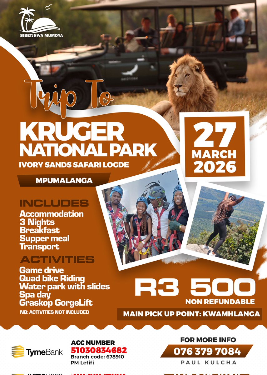 SIBETJHWA MUMOYA TRIP TO MPUMALANGA