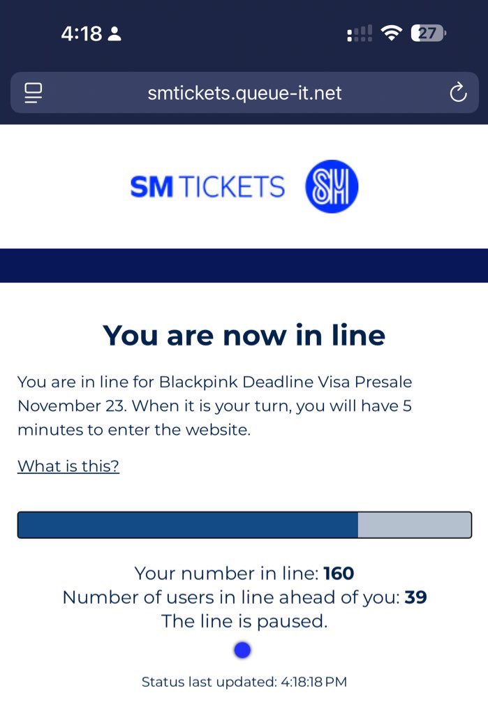 lalisasblink's tweet photo. Hey @Visa  can you look onto this ticketing system of this piece of shhh sm tickets! We are visa card holders yet we are being scammed! What’s the point of having VISA?! @smtickets @livenationph 

 #DEADLINE_IN_BULACAN https://t.co/WC3Rxbnh3U
