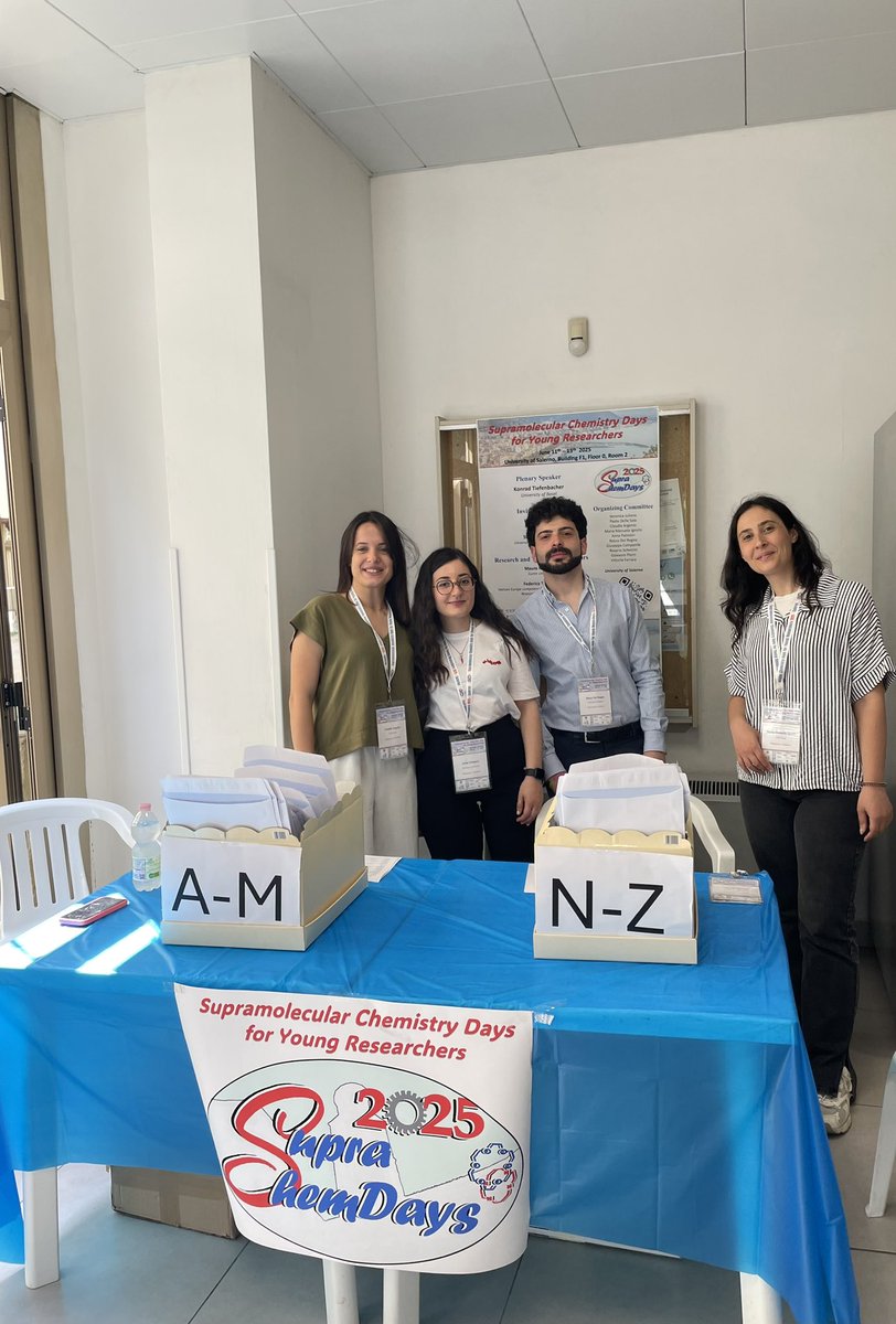 SupraChemDays25's tweet image. 👉🏿We’re ready for SupraChemDays 2025!
🎉We are here!
Can’t wait to meet you all soon!
💬🔬☀️ #SupraChemDays2025