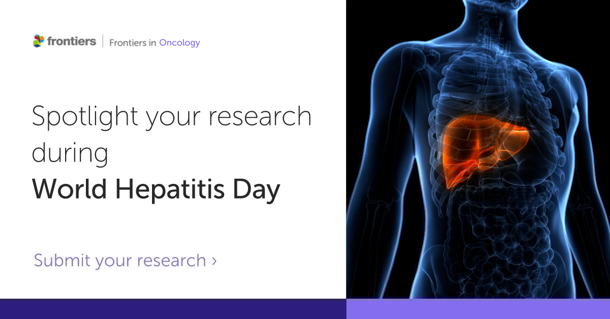 FrontOncology's tweet image. 📢 During World Hepatitis Day 

Explore the latest papers in our Gastrointestinal Cancers: Hepato Pancreatic Biliary Cancers in Frontiers in Oncology! 

Check it here 👉 fro.ntiers.in/FGIHPB 

#Oncology #CancerResearch #OpenAccess