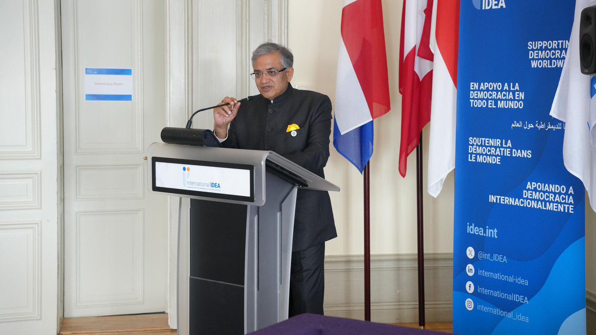 CEO, Delhi Office (@ceodelhioffice) on Twitter photo CEC Shri Gyanesh Kumar Delivers Keynote Address at the Stockholm International Conference on Electoral Integrity ✅ Highlights India’s Electoral Integrity, Scale and Diversity
Read in detail : eci.gov.in/eci-backend/pu……
<a href="/ECISVEEP/">Election Commission of India</a> CEC Shri Gyanesh Kumar Delivers Keynote Address at the Stockholm International Conference on Electoral Integrity ✅ Highlights India’s Electoral Integrity, Scale and Diversity
Read in detail : eci.gov.in/eci-backend/pu……
<a href="/ECISVEEP/">Election Commission of India</a>