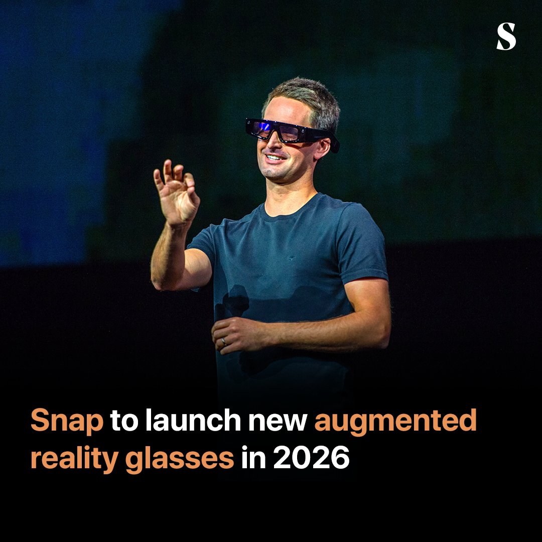 Snap CEO Evan Spiegel announced the company's new sixth-generation augmented reality (AR) glasses called Specs. The company, which has replaced the Spectacles smart glasses series with Specs, plans to launch the new glasses in 2026.