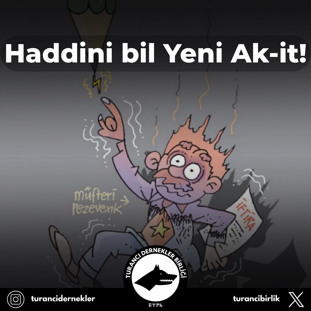 Haddini bil Yeni Ak-it!
#TurancıDerneklerBirliği 
<a href="/yeniakit/">Yeni Akit Gazetesi</a>