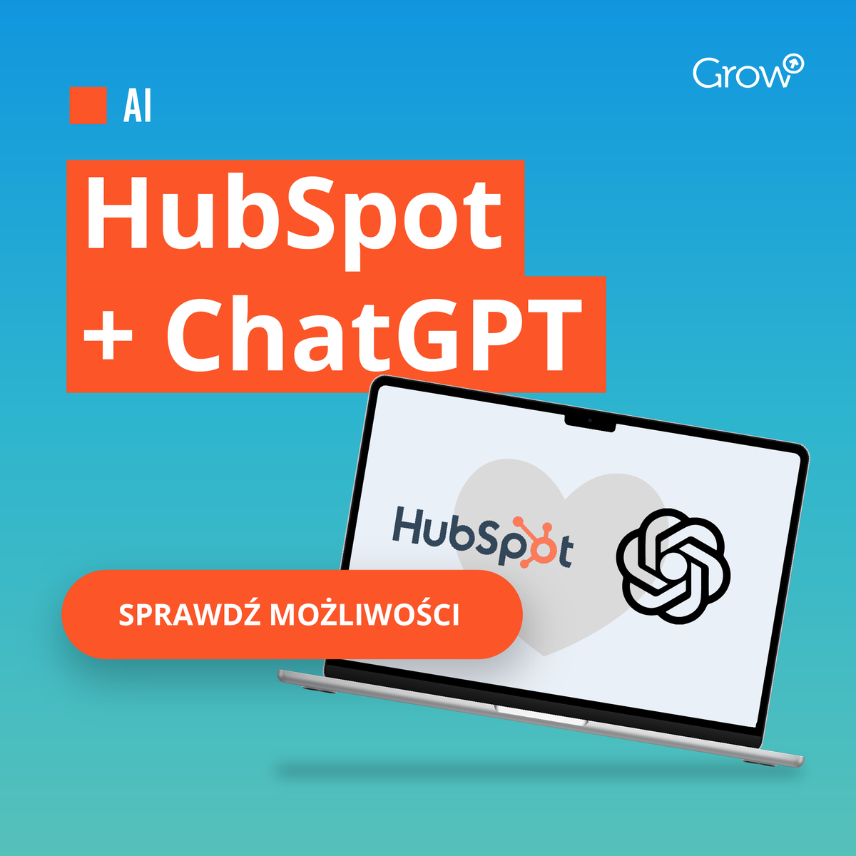 GrowPoland's tweet photo. Chcesz podejmować decyzje szybciej, bez analityków i skomplikowanych narzędzi? Nowa integracja @HubSpot i #ChatGPT to AI, które realnie działa. Nowy deep research connector pozwala analizować dane z #CRM i działać natychmiast 🚀  https://t.co/mh7iKaDAIC https://t.co/1xgwBTSVNz