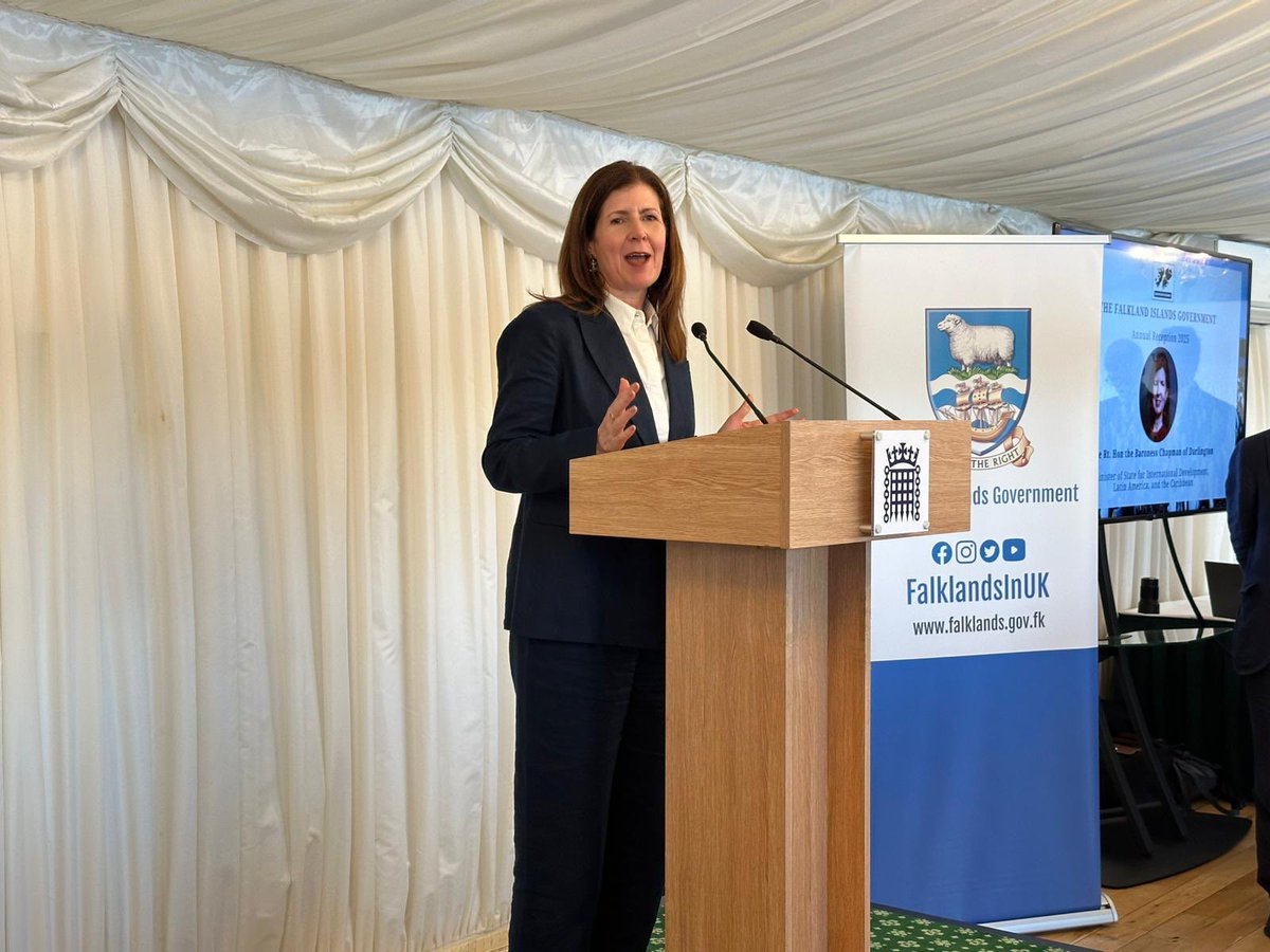 FalklandsinUK (@falklandsinuk) on Twitter photo Yesterday evening we were delighted to welcome 200 guests to our Annual Reception celebrating the unique environment and biodiversity of the Falkland Islands. ๐
Many thanks to all who attended and to our wonderful speakers - <a href="/JennyChapman/">Jenny Chapman</a>, <a href="/morton_wendy/">Wendy Morton MP</a> & <a href="/SAERI_FI/">SAERI</a>. ๐ซ๐ฐ๐ฌ๐ง Yesterday evening we were delighted to welcome 200 guests to our Annual Reception celebrating the unique environment and biodiversity of the Falkland Islands. ๐
Many thanks to all who attended and to our wonderful speakers - <a href="/JennyChapman/">Jenny Chapman</a>, <a href="/morton_wendy/">Wendy Morton MP</a> & <a href="/SAERI_FI/">SAERI</a>. ๐ซ๐ฐ๐ฌ๐ง