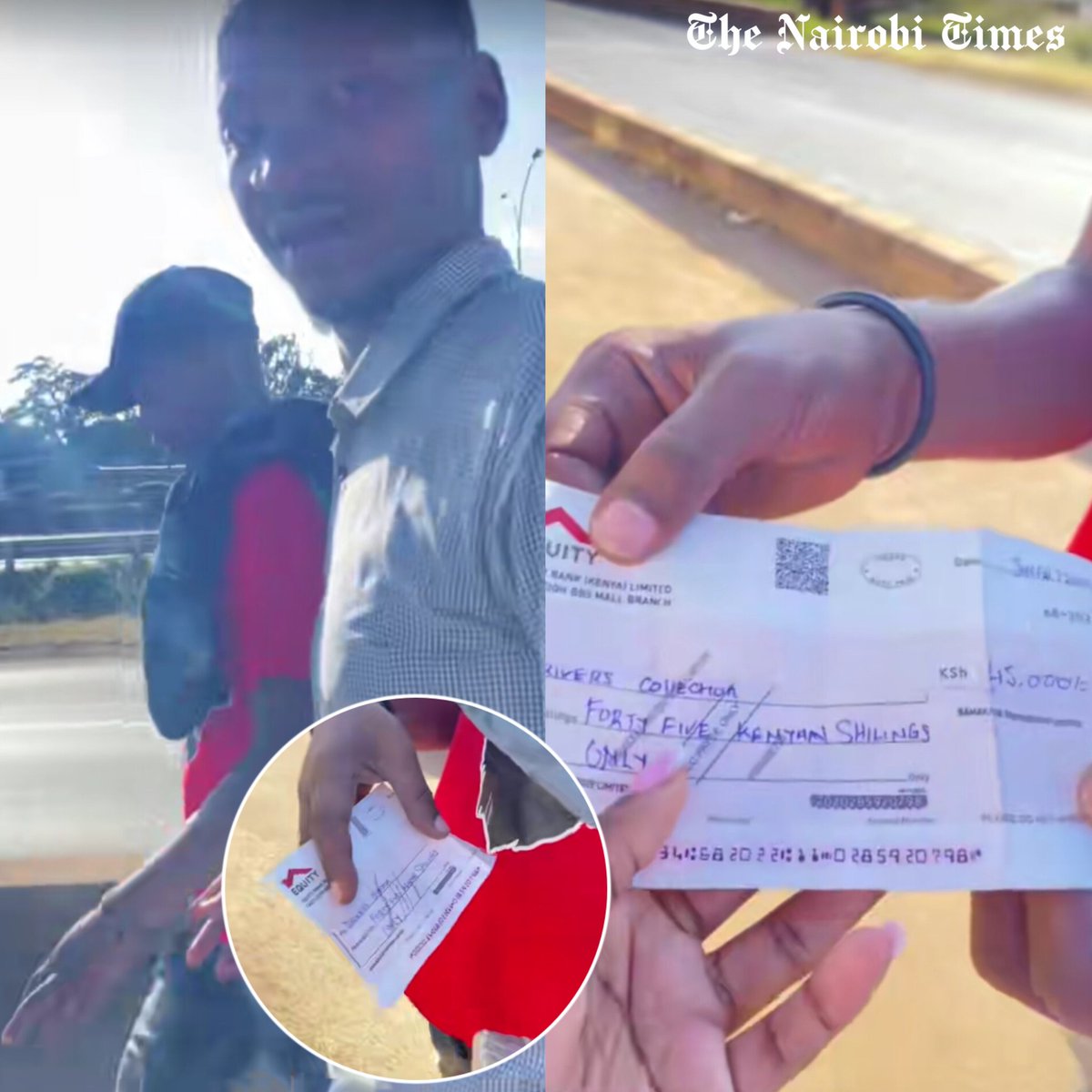 Brave Woman Secretly Records Conmen Trying to Scam Her While Walking Along Thika Road, Watch👇👀
