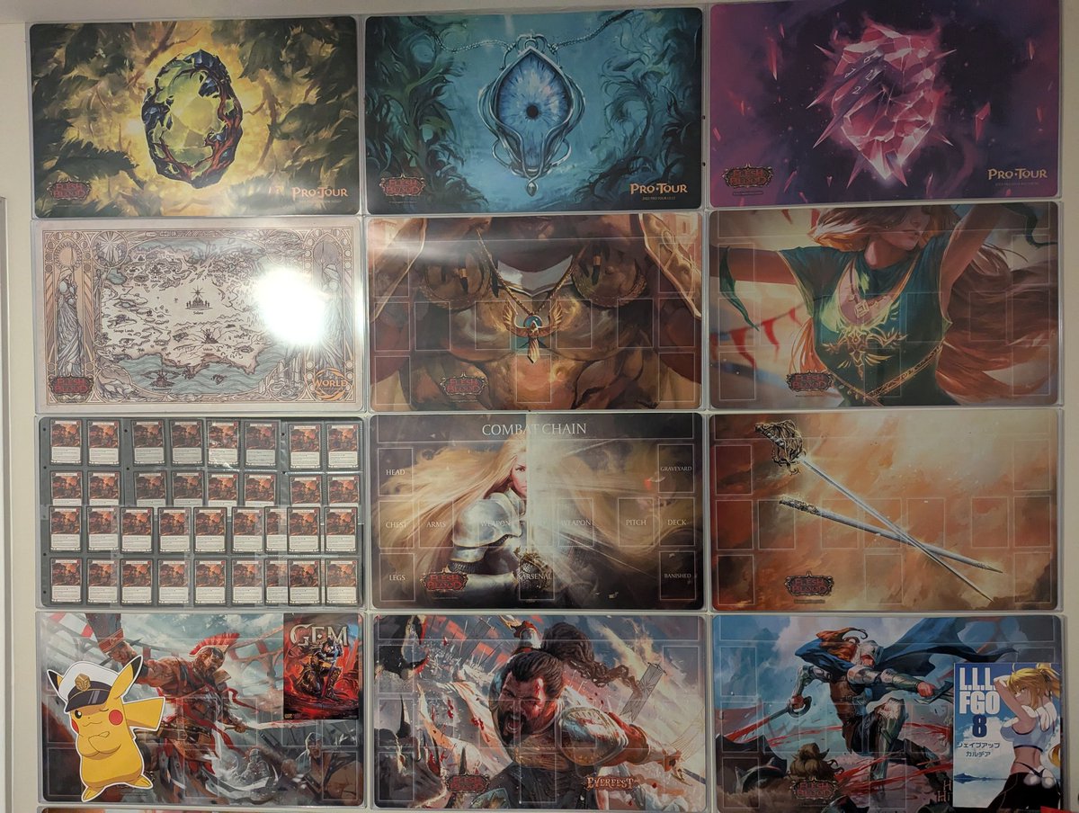 I've updated my wall with the 36 (!) copies of Escalate Bloodshed that people traded me at Nats.

36 signed routs found a good home and I got a great new conversational "art piece". Thanks to everyone who came up and said hi over the weekend!