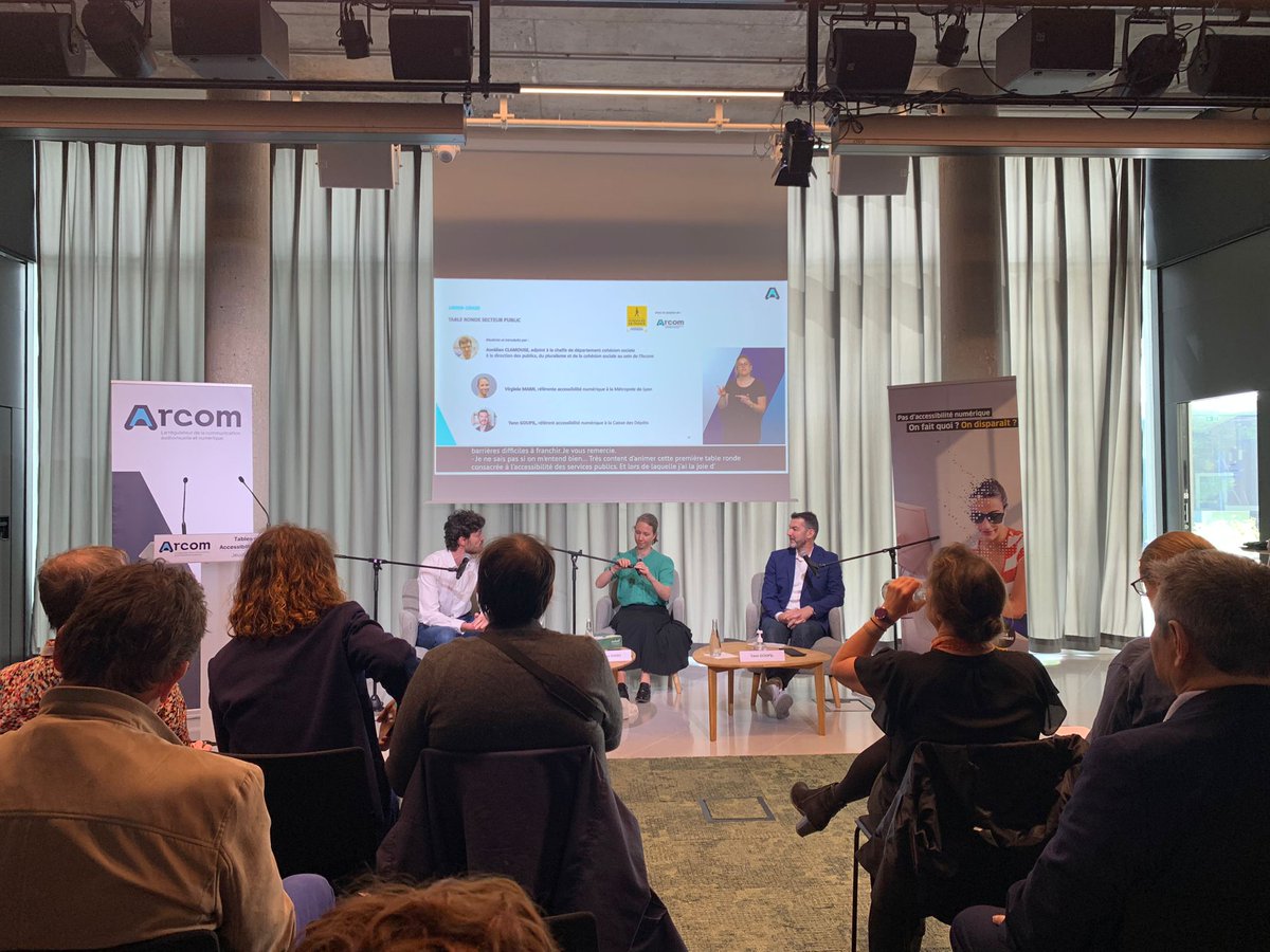 Digital products and services must be accessible to #VisuallyImpaired people. 

💻 On #GAAD2025, <a href="/Aveugles_France/">AVEUGLES DE FRANCE</a> hosted a series of round tables focused on analysing the current state of #DigitalAccessibility in France. 

Full account of the event: tinyurl.com/3zyx9f9w