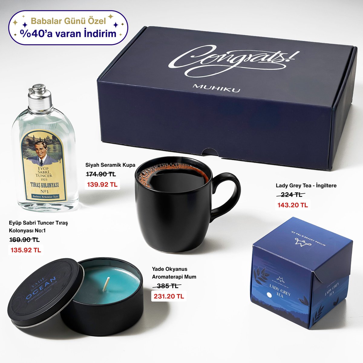 Babalar Günü İndirimleri Devam Ediyor! 🥳

Hayatınızın her anında yanınızda olan, sizi sevgi ve şefkatle saran babanıza teşekkür etmenin en özel yolu anlamlı bir hediye almaktır. 💞

Özenle hazırlanan Babalar Günü koleksiyonumuzu inceleyebilir, birbirinden şık parçaları %40’a