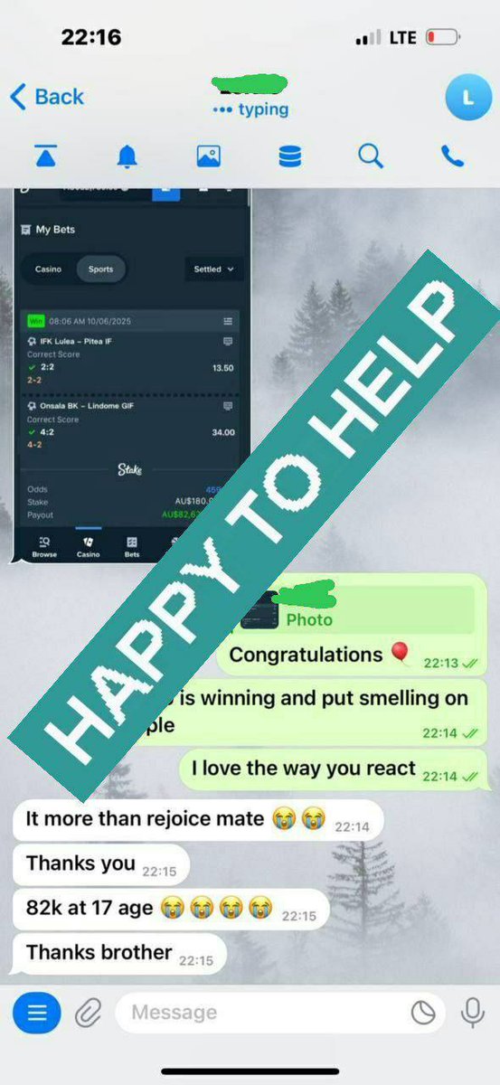 🤑 I GIVE MY CLIENTS THE OPPORTUNITY TO BECOME RICH

💬 Here's what my colleague who bet with me today say

🔼 If you want to finally start making money from sports betting, email me.