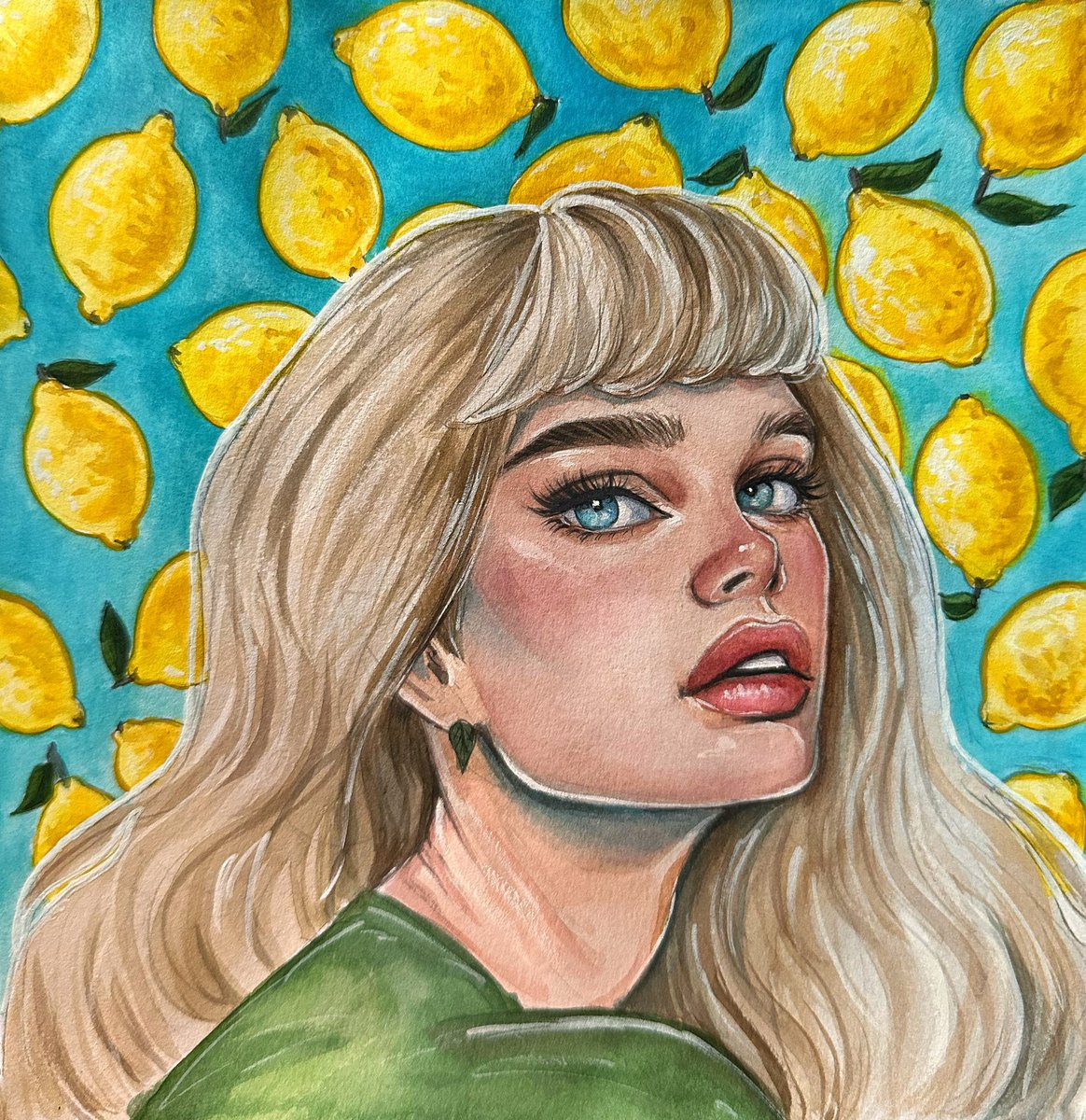 Good morning with a new summer art on <a href="/SkurpySocial/">Skurpy</a> 💛

Summer is always associated with lemons for me 😍

               🍋 LEMON MOOD 🍋

                  7 editions • 10 XTZ 

I hope this drawing will lift your spirits with its bright and juicy colors 🔥

Link below ⬇️