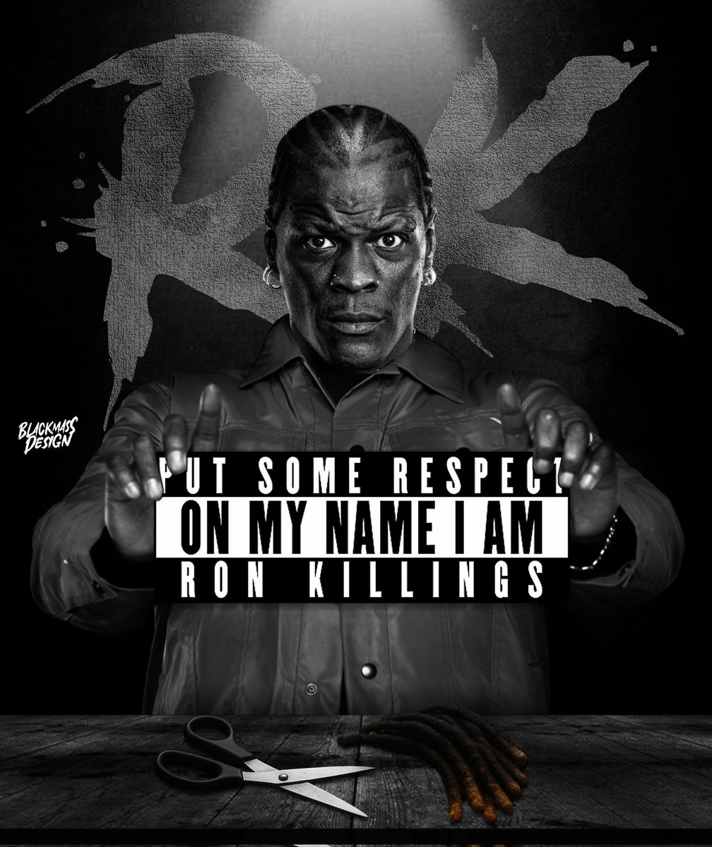 BLACKMASS DESIGN β (@blxckmassdesign) on Twitter photo Put some respect on my name I AM RON KILLINGS
The Truth has set me free !
<a href="/RonKillings/">Ron Killings</a>
#ronkillings #rtruth #wwe Put some respect on my name I AM RON KILLINGS
The Truth has set me free !
<a href="/RonKillings/">Ron Killings</a>
#ronkillings #rtruth #wwe