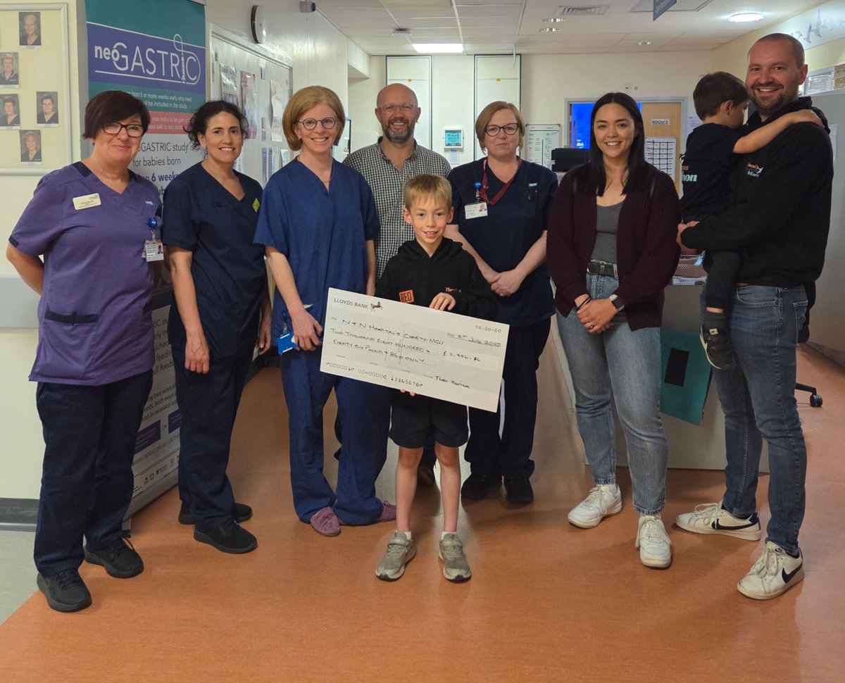 👟We were delighted to welcome back Theo who has raised almost £3,000 for <a href="/nnuhnicu/">NNUHNICU</a> running  26 miles throughout March. Theo spent time on NICU when he was born and wanted to give back to NICU. Well done Theo 👏
