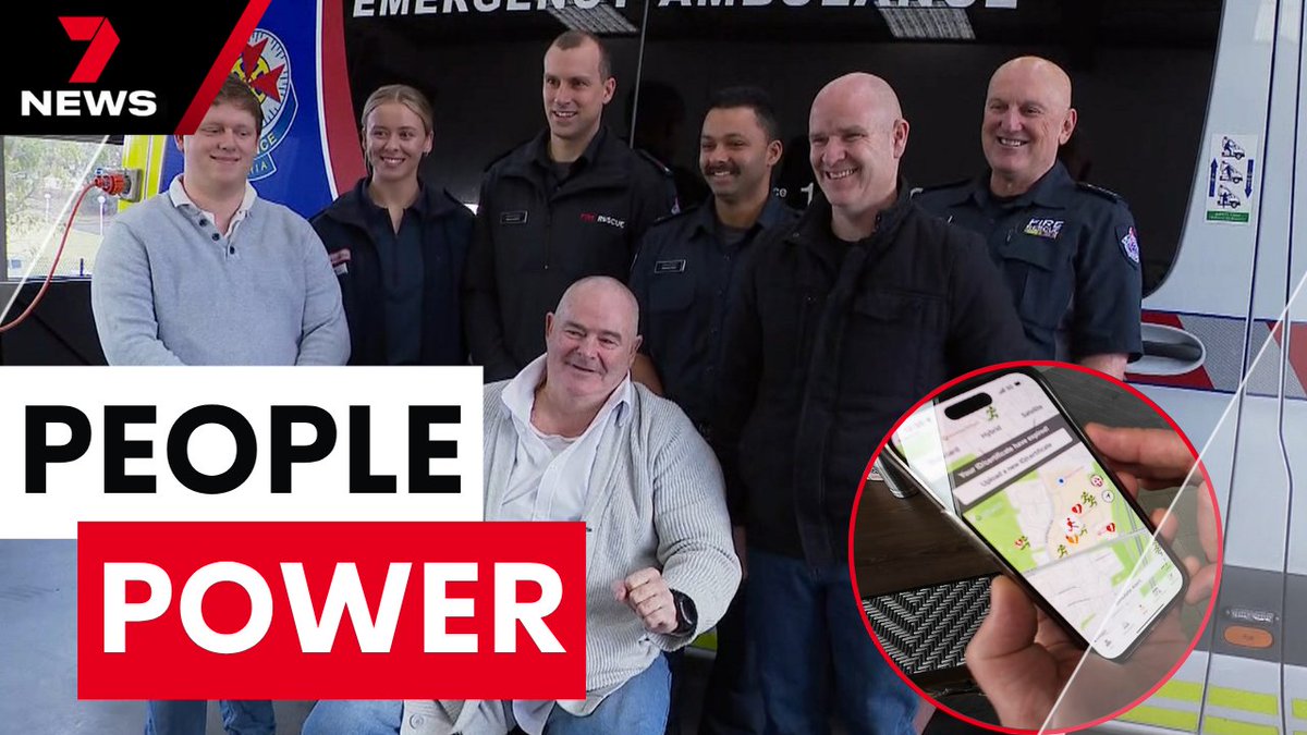 7NEWS Melbourne (@7newsmelbourne) on Twitter photo People power has helped save the life of a Melbourne father of three who collapsed at home. Two good Samaritans rushed to his aid, today was his chance to say thanks. youtu.be/Oyn547UgLg0 <a href="/ainsleykoch/">Ainsley Koch</a> #7NEWS People power has helped save the life of a Melbourne father of three who collapsed at home. Two good Samaritans rushed to his aid, today was his chance to say thanks. youtu.be/Oyn547UgLg0 <a href="/ainsleykoch/">Ainsley Koch</a> #7NEWS