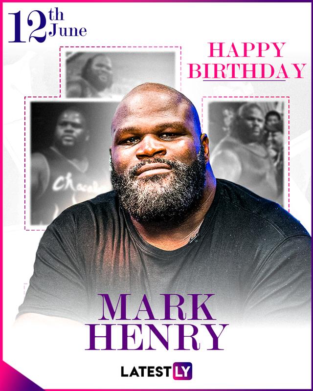 latestly's tweet image. Happy Birthday, Mark Henry!                                   
@TheMarkHenry 

#HappyBirthdayMarkHenry #MarkHenry #Weightlifter #WWE #Strongman #Wrestling #Olympian