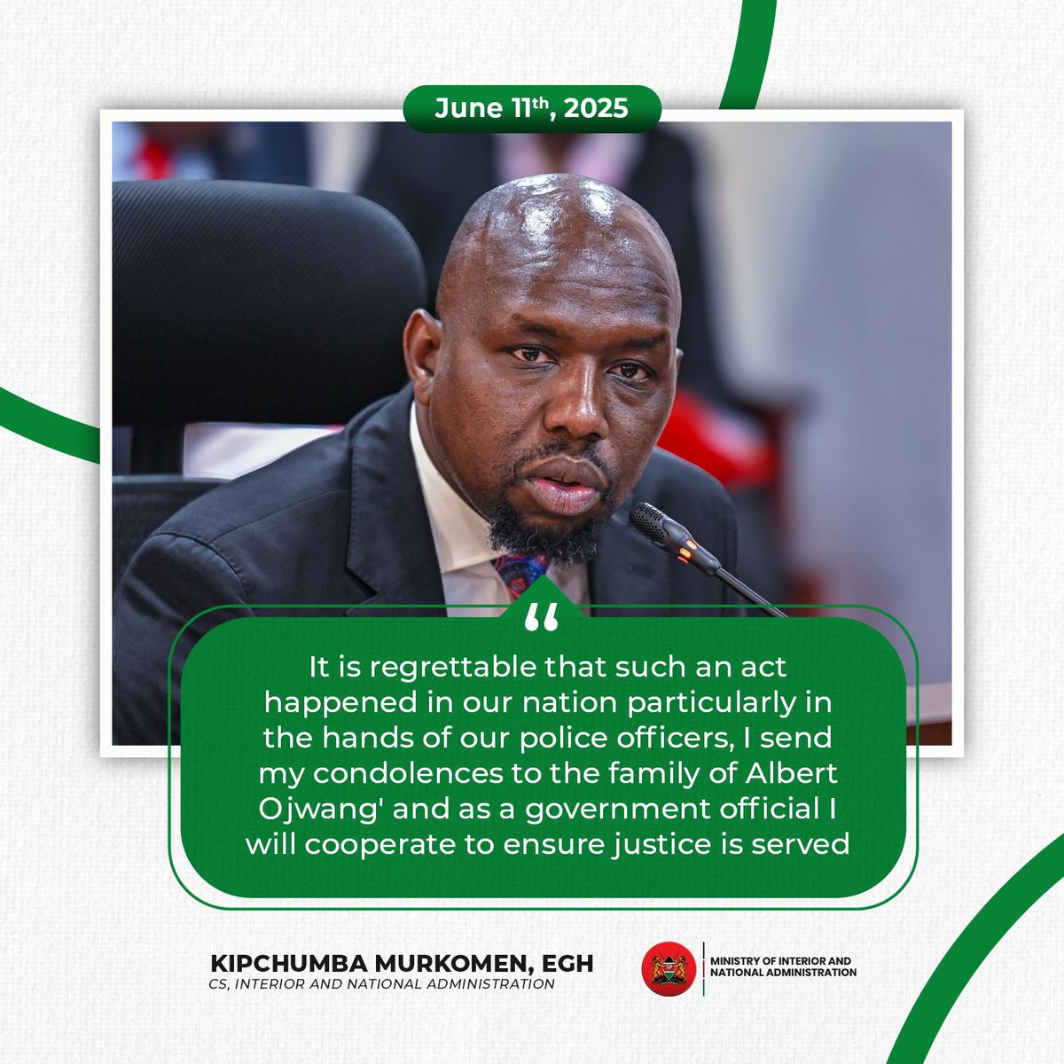Roselyne Obala, HSC (@roselyneobala) on Twitter photo Those found culpable will be severely punished- Interior CS <a href="/kipmurkomen/">KIPCHUMBA MURKOMEN, E.G.H</a> <a href="/InteriorKE/">Ministry of Interior | Kenya</a> Those found culpable will be severely punished- Interior CS <a href="/kipmurkomen/">KIPCHUMBA MURKOMEN, E.G.H</a> <a href="/InteriorKE/">Ministry of Interior | Kenya</a>