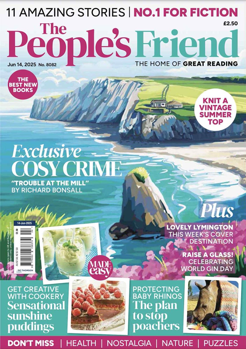 GDWrightWrites's tweet image. Absolutely delighted to be reviewed in The People’s Friend by the incomparable @Lindahill50Hill today - thanks so much Mrs H xx