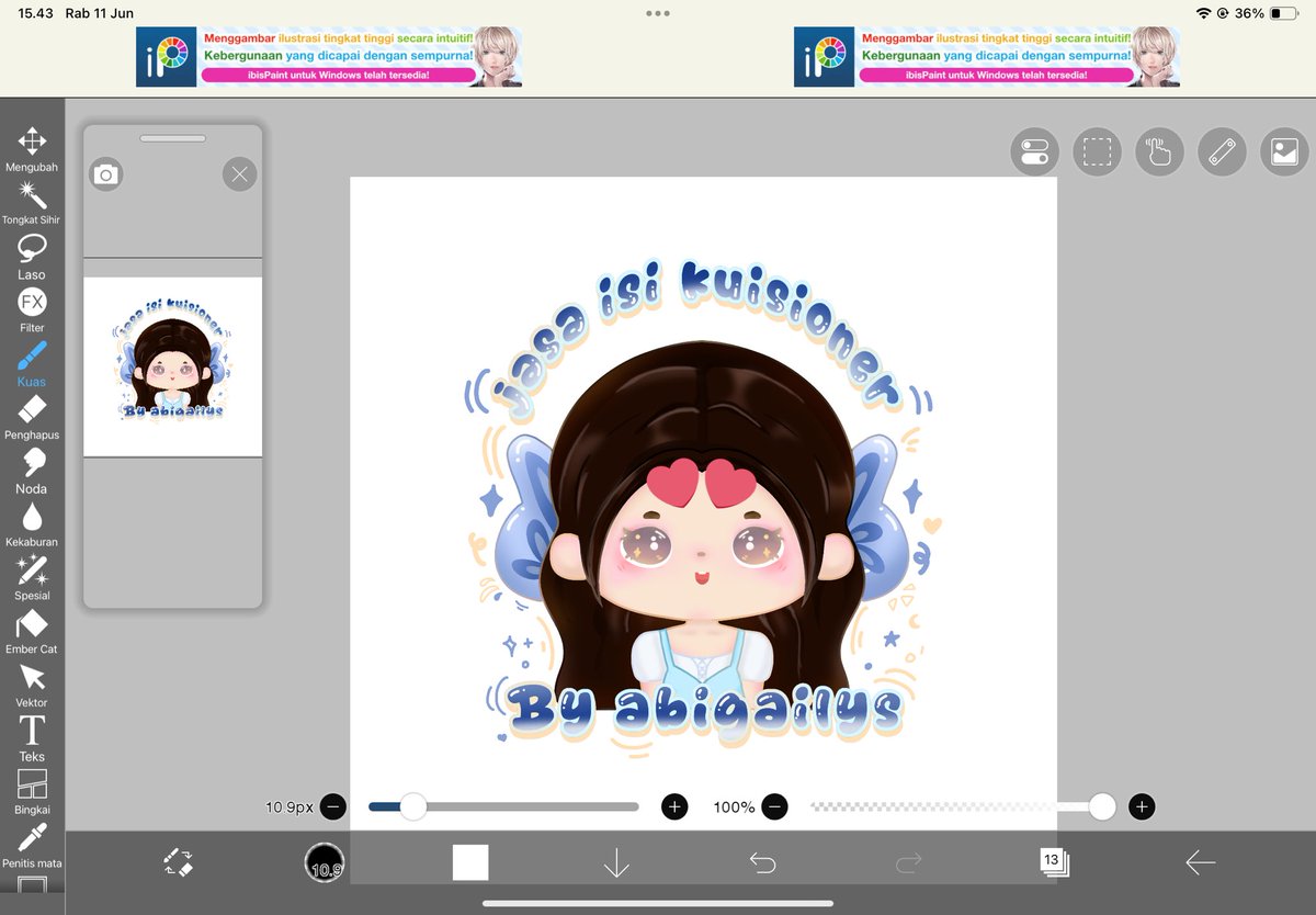 Kincii🐰|| jasa design || art commis, poster, dll tweet media