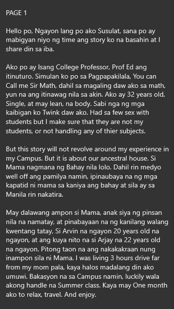 AlterOfan83223's tweet photo. Mga Ampon ni Mama na Sumusubo ng Tunay na Anak Nya

Page 1
Sender: Tunay na Anak

#ConfessionOfanAlter458 https://t.co/oY086p7nse