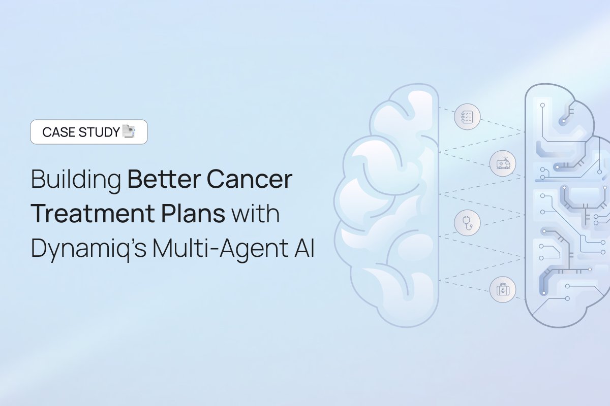 🩺 Just launched: a new case study in our agentic AI series!

A major healthcare provider used <a href="/DynamiqAGI/">Dynamiq</a> to build a multi-agent assistant that helps oncologists create more accurate, personalized cancer treatment plans - powered by real-time PubMed search, voice input, and