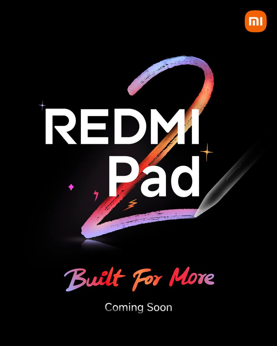 XiaomiNigeria's tweet image. The #RedmiPad2 is on the way… and it’s #BuiltForMore.
More binge. More play. More power. More reasons to want one.
Launching soon. Stay tuned.