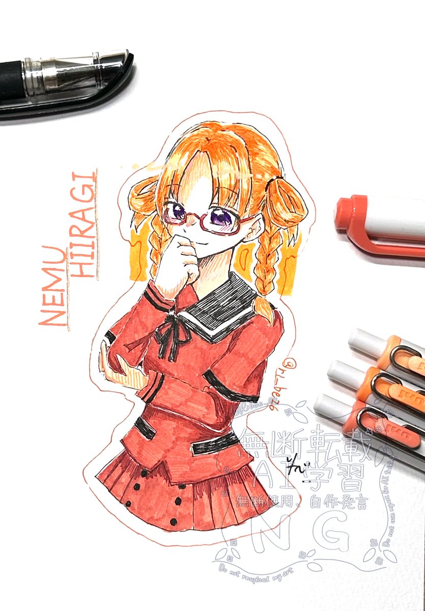 #マギレコ #イラスト 

柊さんとこの娘さん