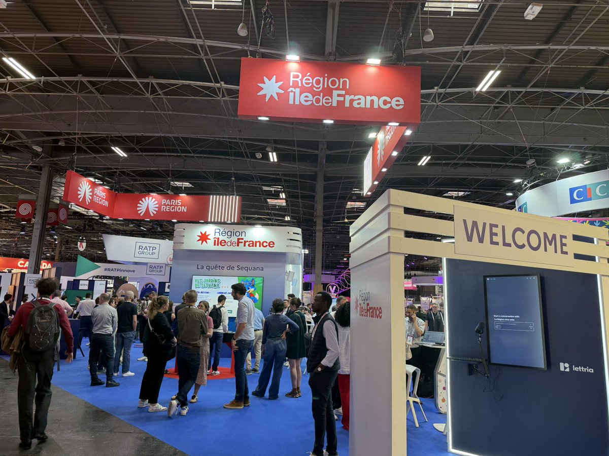 🚀☀️ #VivaTech Top départ pour le grand RDV des innovateurs du monde entier !
✅ Pays invité d’honneur : le Canada
✅ Secteur phare : l’IA
✅ 165k visiteurs en 2024 (+10%)

#attractivité #RegionIDF #parisregion