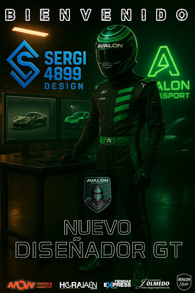 Avalon Motorsport (@avalon_msport) on Twitter photo 📝 FICHADO 📝
Es un placer presentar a nuestro nuevo diseñador para la sección de <a href="/thegranturismo/">Gran Turismo</a>
Tras su paso por varios de los grandes equipos de la comunidad española, entra en el castillo 🏰 para seguir consolidándose como uno de los grandes diseñadores
<a href="/sergi4899design/">sergi4899design</a> 📝 FICHADO 📝
Es un placer presentar a nuestro nuevo diseñador para la sección de <a href="/thegranturismo/">Gran Turismo</a>
Tras su paso por varios de los grandes equipos de la comunidad española, entra en el castillo 🏰 para seguir consolidándose como uno de los grandes diseñadores
<a href="/sergi4899design/">sergi4899design</a>