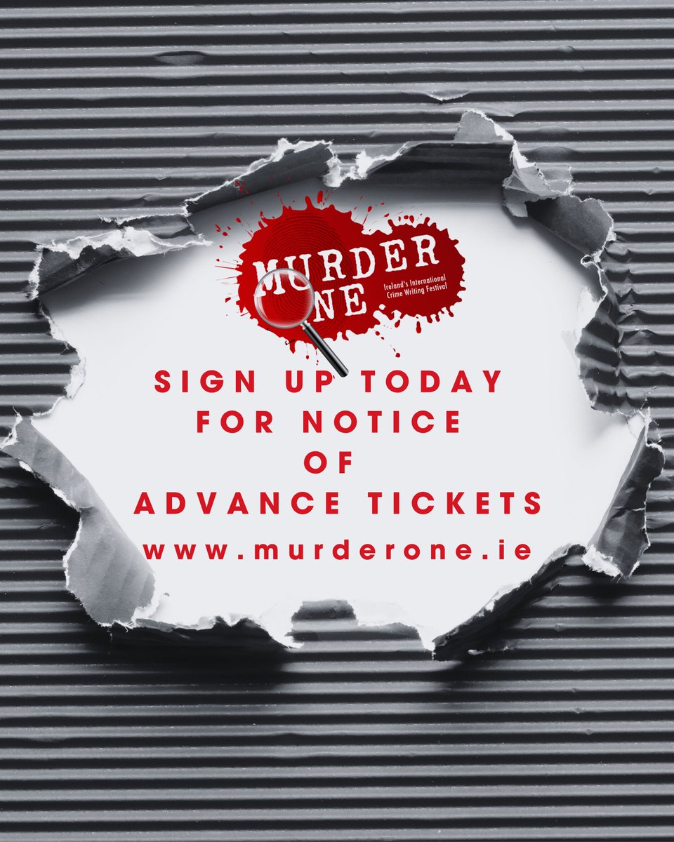 MurderOneFest's tweet image. 🔊Save The Date
🗓️Oct 16th- 19th Oct '25
(16th is a school's day)
We will be offering an early release of tickets for our newsletter subscribers so don't forget to sign up today at:
murderone.ie/get-murder-one…
#MurderOneFest2025
More to follow once we finish dotting & crossing ✍️