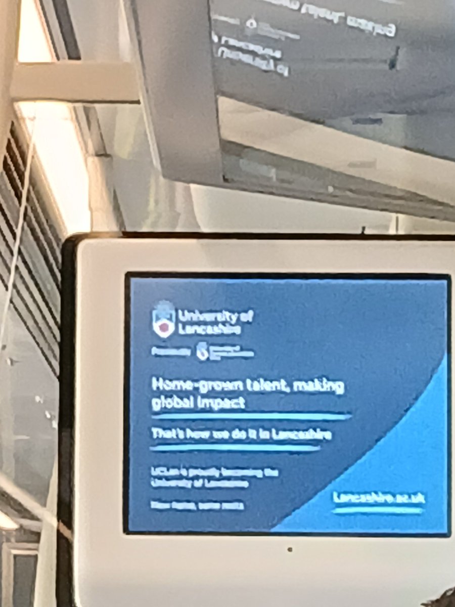 Sandi Mann (@sandipsych) on Twitter photo Not great picture but chuffed to see <a href="/Uni_Lancashire/">The University of Central Lancashire - UCLan</a> advert on Northern train to Chester! Not great picture but chuffed to see <a href="/Uni_Lancashire/">The University of Central Lancashire - UCLan</a> advert on Northern train to Chester!