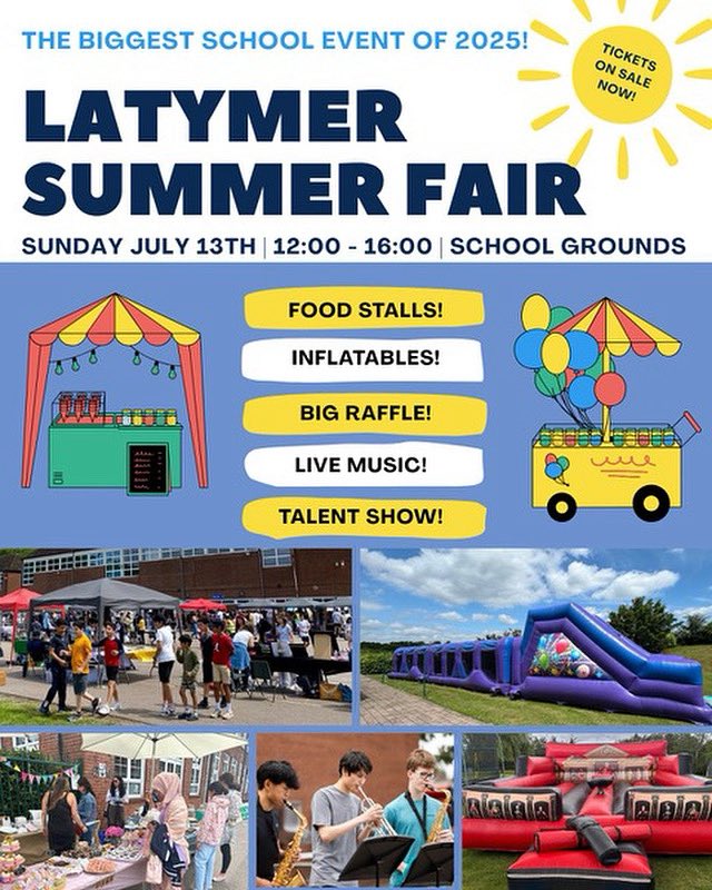 ☀️SAVE THE DATE☀️ for the biggest school event of the year! The Latymer School Summer Fair will be taking place on SUNDAY, JULY 13th from 12:00-16:00, so grab your mates and come join us for an amazing afternoon! More information here lpflatymer.co.uk