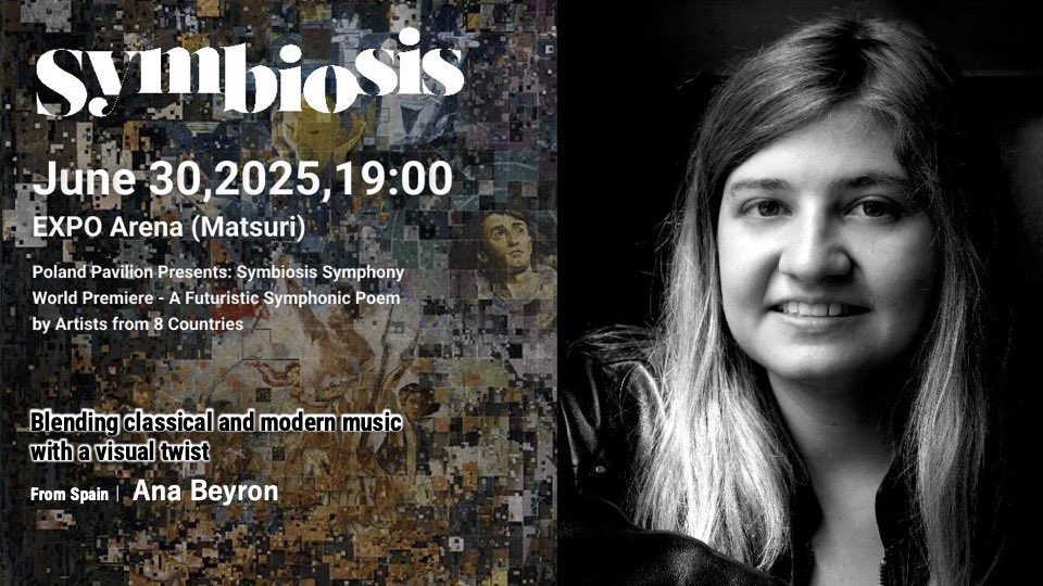 ✨ Meet the composers gathering from across the world 💫
━━━━━━━ｖ━━━━━━━━━━━
📣 Vol.5｜Ana Beyron🇪🇸
▽A unique style blending classical and contemporary music with visual elements▽
Leader of the Spanish Association of Women Film Composers.
After studying at