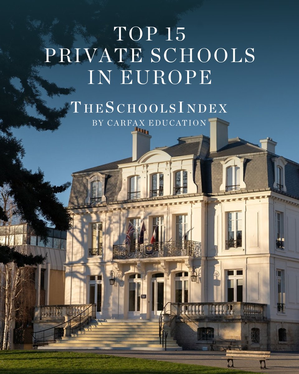 The Schools Index (@schoolsindex) on Twitter photo Top 15 Private Schools in Europe
<a href="/schoolsindex/">The Schools Index</a> 2024 edition, by <a href="/CarfaxEducation/">Carfax Education</a>
View the list: schools-index.com/top-schools/eu…
Aloha College <a href="/alohacollege/">Aloha College Marbella</a>
Ermitage International School
ICS Milan International School <a href="/ICSMilan/">ICS International School Milan</a>
International School of Nice
King's College School, Top 15 Private Schools in Europe
<a href="/schoolsindex/">The Schools Index</a> 2024 edition, by <a href="/CarfaxEducation/">Carfax Education</a>
View the list: schools-index.com/top-schools/eu…
Aloha College <a href="/alohacollege/">Aloha College Marbella</a>
Ermitage International School
ICS Milan International School <a href="/ICSMilan/">ICS International School Milan</a>
International School of Nice
King's College School,