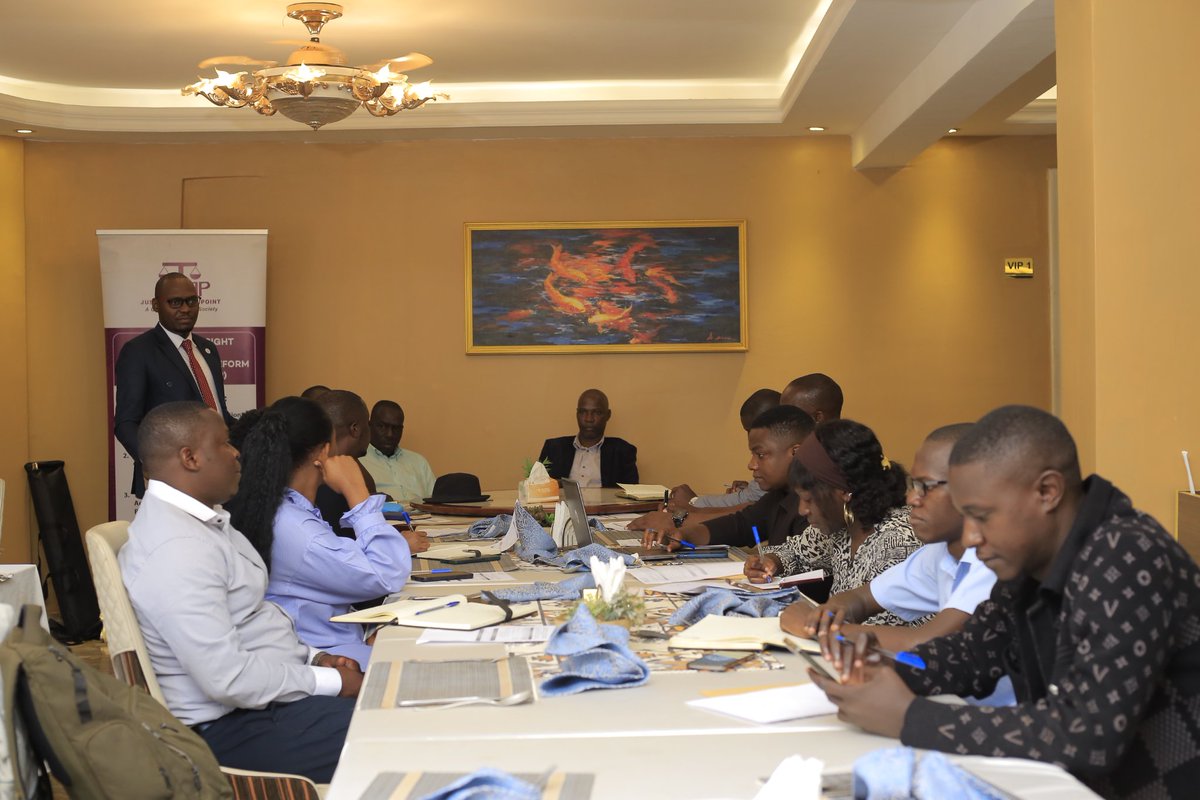 JusticessP's tweet image. @JusticessP is convening a strategic stakeholders' engagement on the Draft Police Amendment Bill, 2023, and the Draft Independent Police Oversight Commission Bill at @MeilinHotels kampala
