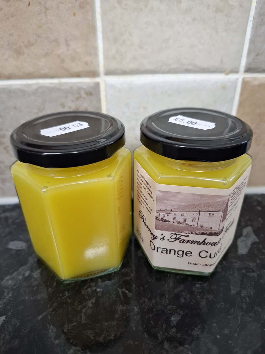 Made Orange &amp; Whisky Marmalade and Orange Curd this week 🍊. 
#barneysfarmhousefoods #oxenclosefarm #preserves #oranges #curd #Marmalade #homemade #Darley