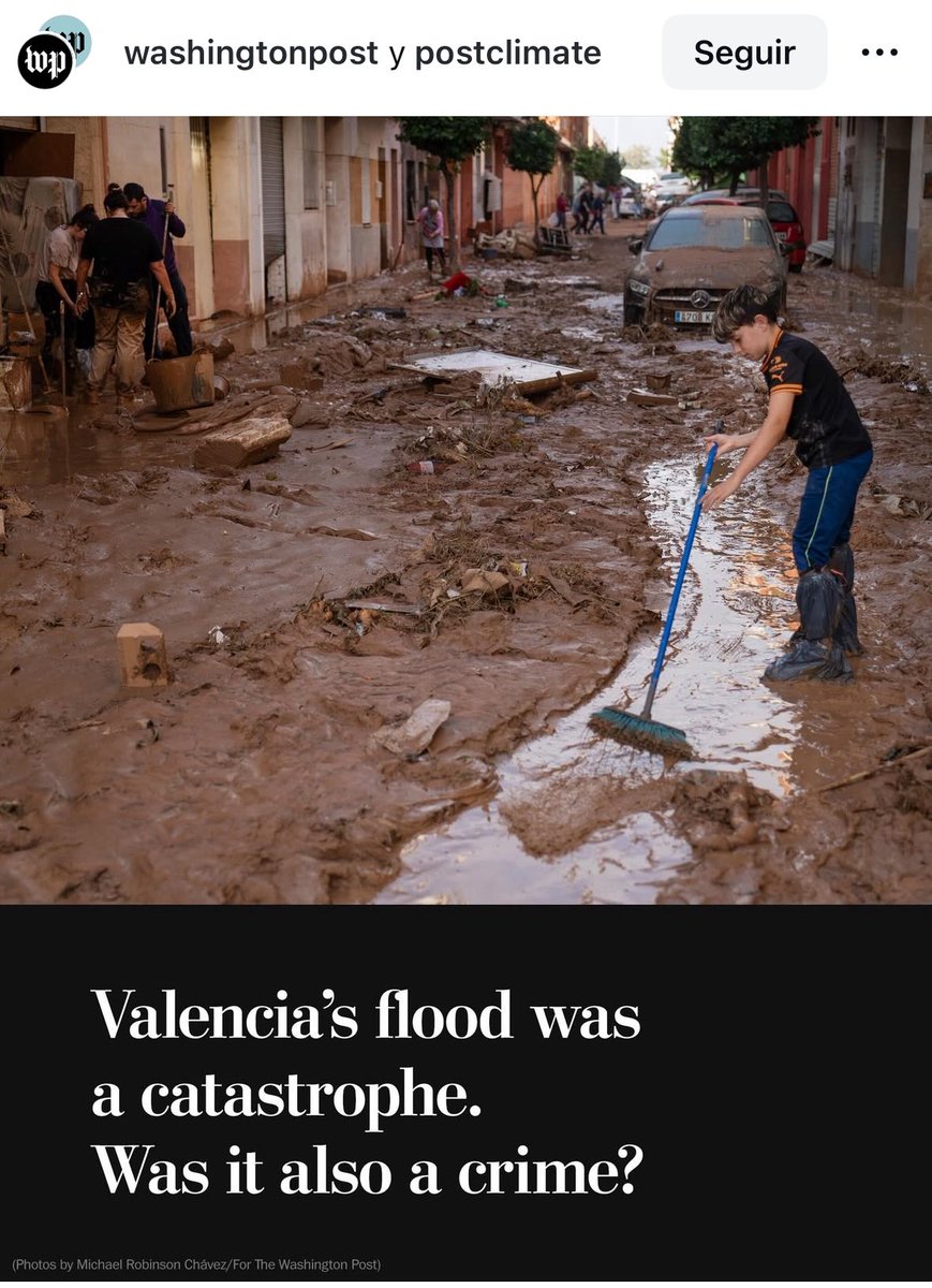 borsanro's tweet image. El Washington Post haciendo un reportaje sobre si, además de una catástrofe, la DANA fue también un crimen. 

Y aquí Feijóo reivindicando a Mazón.