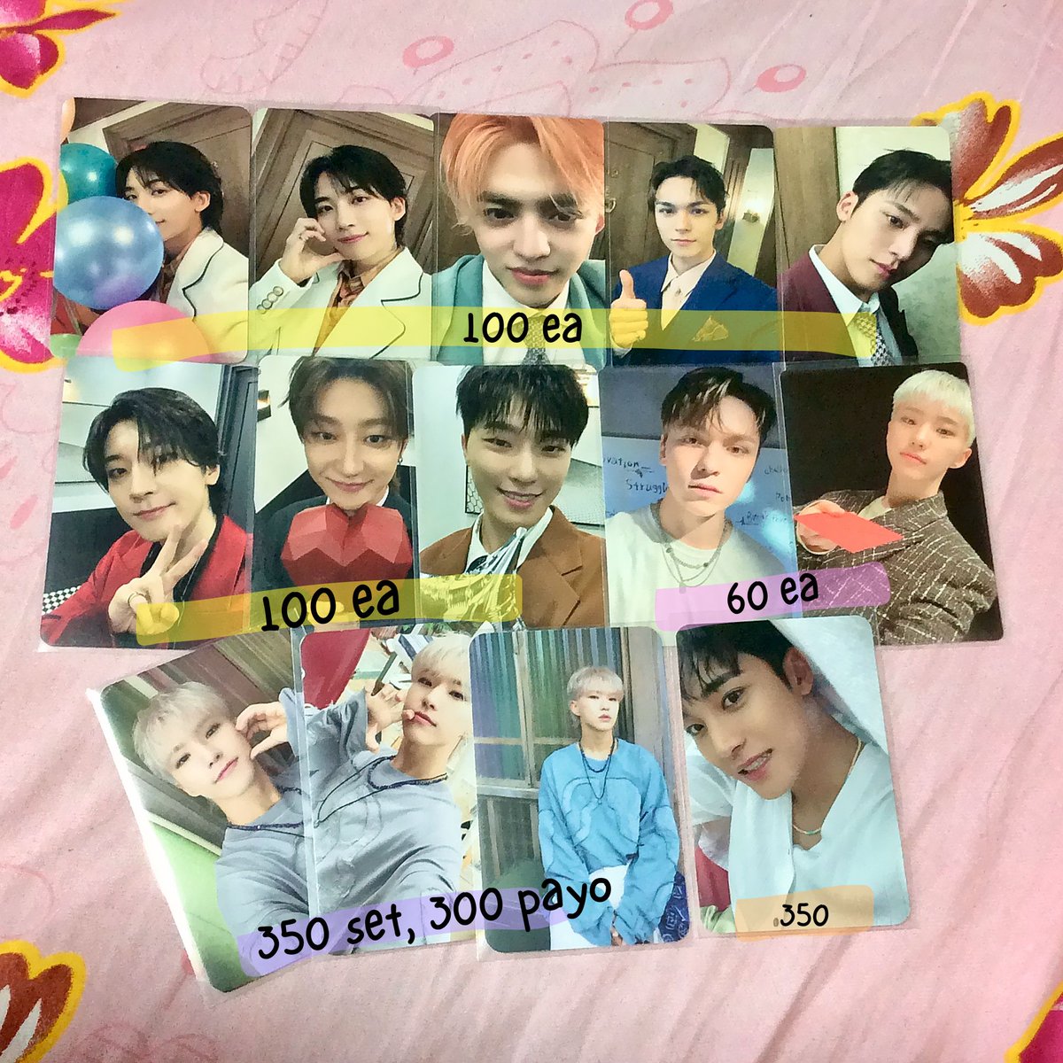 jeyoonz's tweet photo. ⇢ ˗ˏˋ wts lfb svt ph ´ˎ˗

ʚ seventeen pcs ɞ
   ⤷ onhand

⇢ see pinned twt for more deets ⋆˚ 
⇢ dm/reply to claim ღ

#rubyntables
t. spill the feels stf jeonghan scoups vernon mingyu bdm pob the8 wonwoo dino hoshi fts face the sun carver carat version photocard pc https://t.co/tih8QZfS8Y