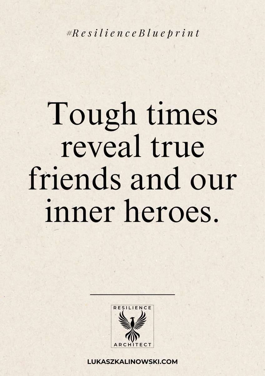 Res_Arch's tweet photo. Crisis is a spotlight. It shows you who’s real - and more importantly, who you really are when everything’s tested.

#ResilienceBlueprint #ResilienceWithLukasz #AdversityRevealsCharacter #TrueConnection https://t.co/OpyUcJ2Bwi