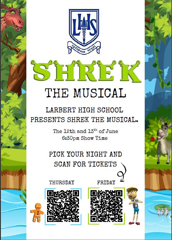 Two evening performances of Shrek are on Thursday and Friday this week. Friday night is now a sell out with just a handful of tickets available to buy online. Thursday night has limited availability so act fast if you would like to secure your tickets.