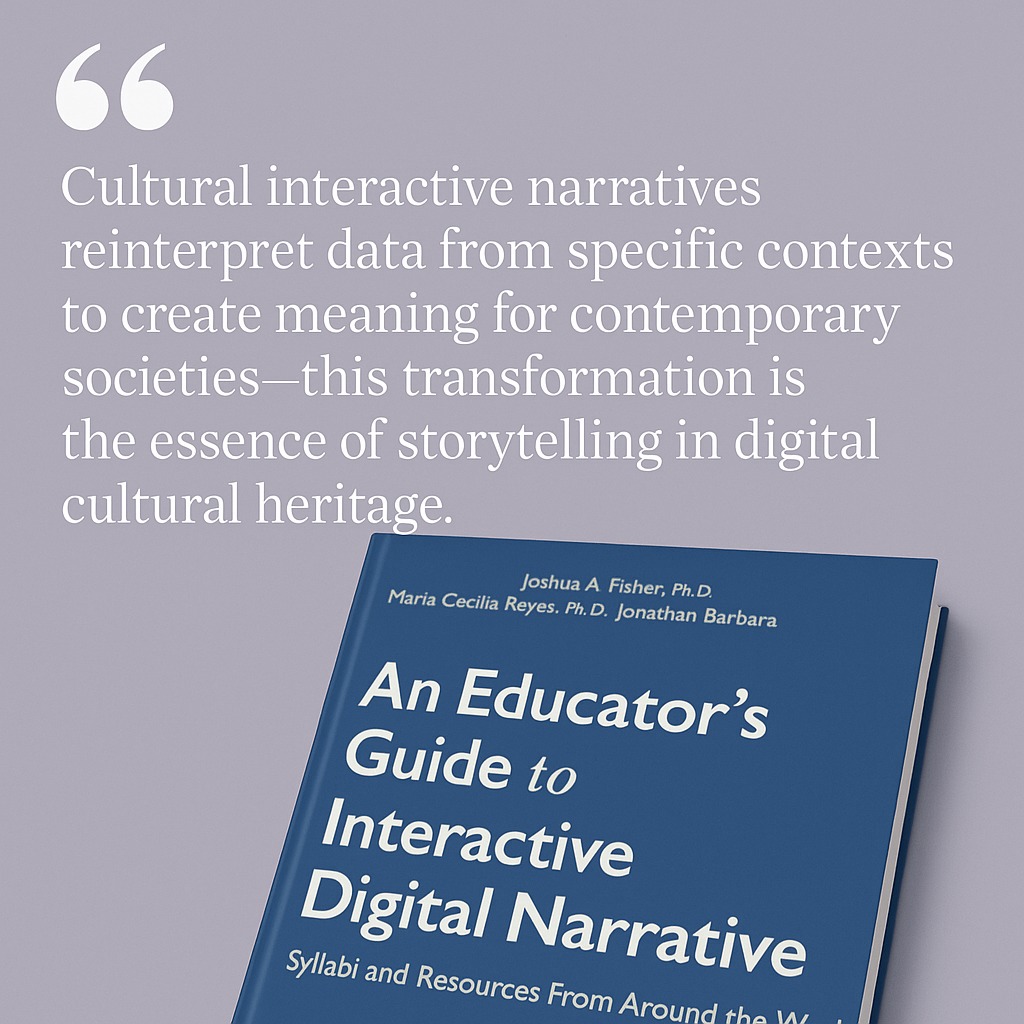 📘 Proud moment for <a href="/uaegean/">University Of Aegean</a>!
Prof. A. Chrysanthi’s chapter “Interactive Cultural Narrative: From Data to Scenario” is featured in An Educator’s Guide to Interactive Digital Narrative. 🌍
Explore: lnkd.in/dXsmQjvw
#DigitalStorytelling #IDN #DigitalHeritage